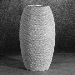 Декоративная ваза эльдо 15х12х27 см серебро цена и информация | Вазы | 220.lv