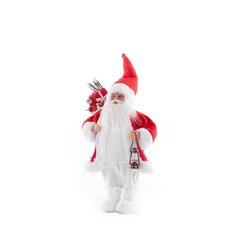 Ziemassvētku vecītis, 45 cm, balts cena un informācija | Ziemassvētku dekorācijas | 220.lv