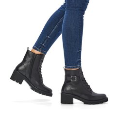 Зимние ботинки Remonte, чёрные цена и информация | Женские сапоги | 220.lv