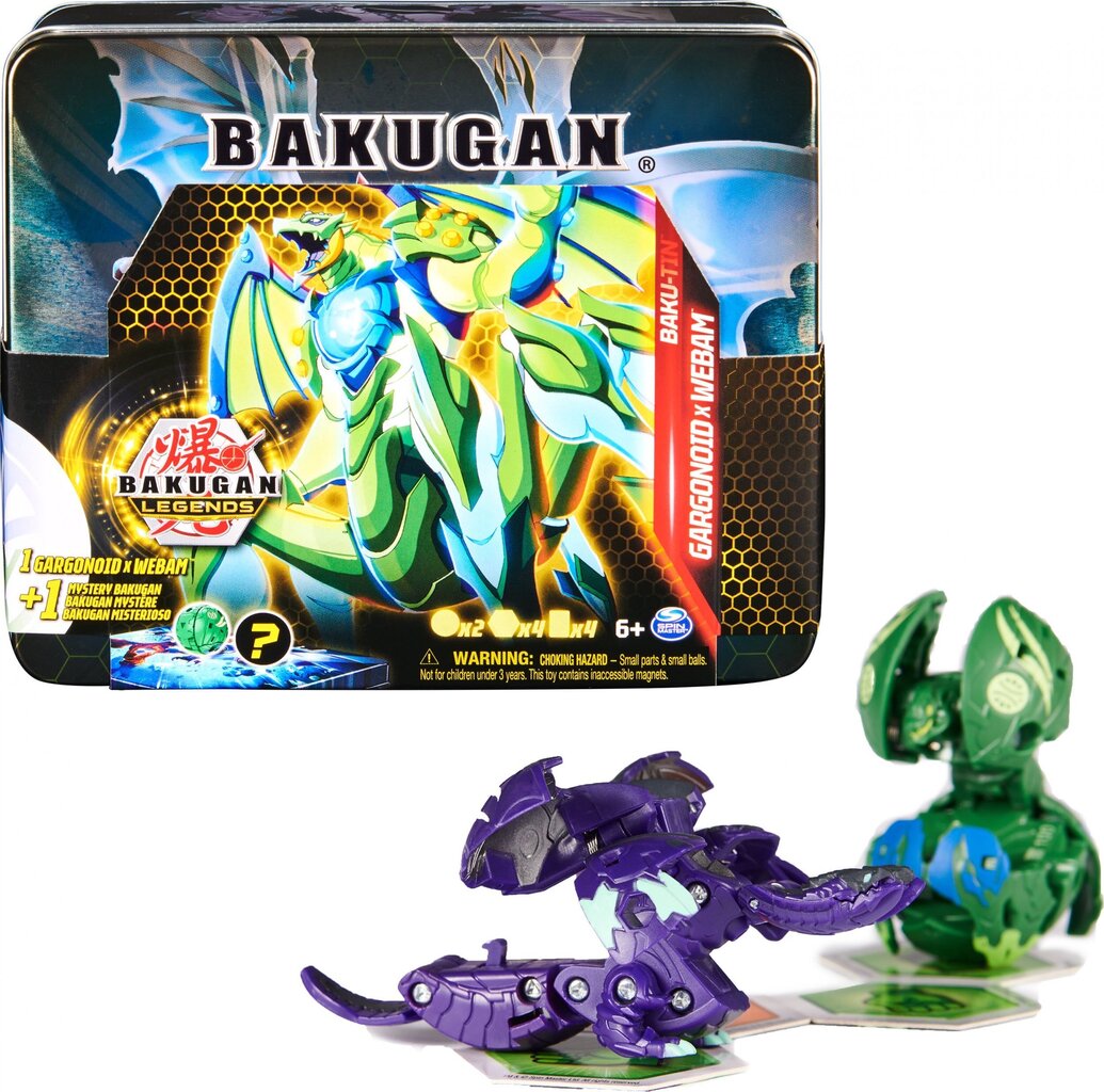 Bakugan Legends Baku-Tin Gargonoid X Webam cena un informācija | Datorspēļu suvenīri | 220.lv