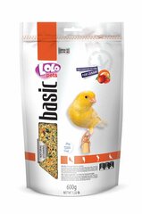 Barība kanārijputniņiem LoLo Pets, 600 g цена и информация | Корм для птиц | 220.lv