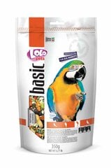 Barība lielajiem papagaiļiem LoLo Pets, 350 g cena un informācija | Putnu barība | 220.lv