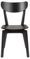 Krēsls Actona, melns cena un informācija | Virtuves un ēdamistabas krēsli | 220.lv