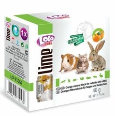 Minerālakmens grauzējiem LoLo Pets, 40 g цена и информация | Корм для грызунов | 220.lv