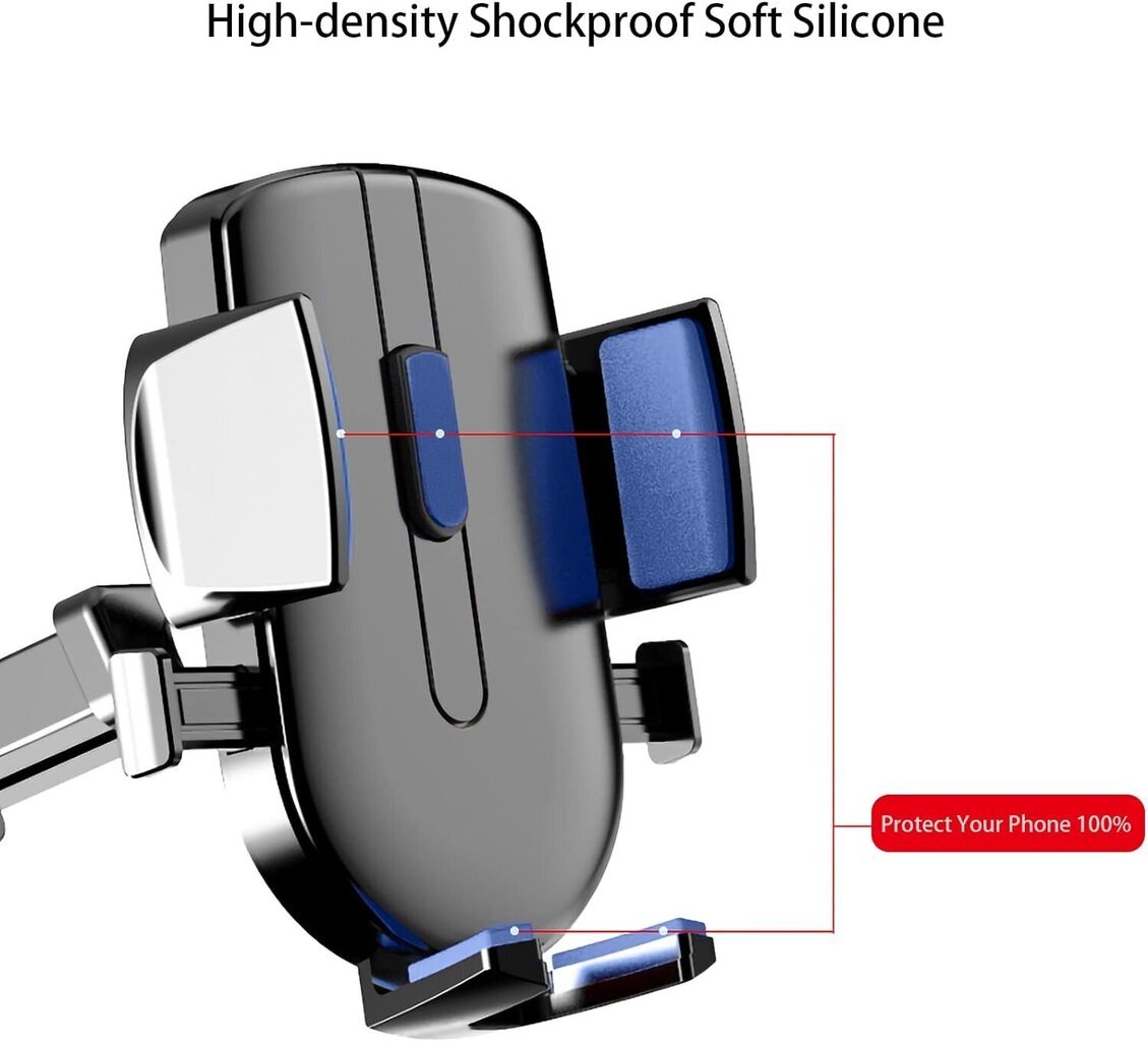 Multifunkcionāls telefona turētājs uz piesūcekņa automašīnai; Mašīnas telefona turētājs; Car phone holder, LIVMAN A052 cena un informācija | Auto turētāji | 220.lv