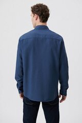 Рубашка Mavi 021069870487-M, тёмно-синяя цена и информация | Мужские рубашки | 220.lv