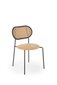 4-u krēslu komplekts K524, brūns/melns cena un informācija | Virtuves un ēdamistabas krēsli | 220.lv
