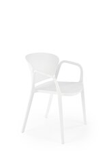 4-u krēslu komplekts K491, balts cena un informācija | Virtuves un ēdamistabas krēsli | 220.lv