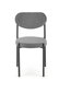 4-u krēslu komplekts K509, pelēks/melns цена и информация | Virtuves un ēdamistabas krēsli | 220.lv