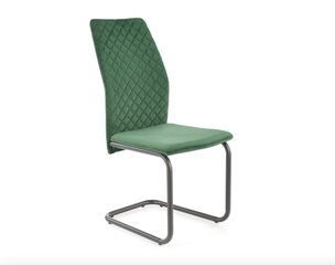Комплект из 4-х стульев K444, зеленый/черный цвет цена и информация | Стулья для кухни и столовой | 220.lv