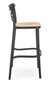 4-u krēslu komplekts H111, melns/brūns cena un informācija | Virtuves un ēdamistabas krēsli | 220.lv