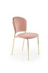 Krēsls Halmar K499, rozā cena un informācija | Virtuves un ēdamistabas krēsli | 220.lv