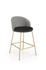 Комплект из 2 стульев H113, черный/золотистый цвет цена и информация | Стулья для кухни и столовой | 220.lv