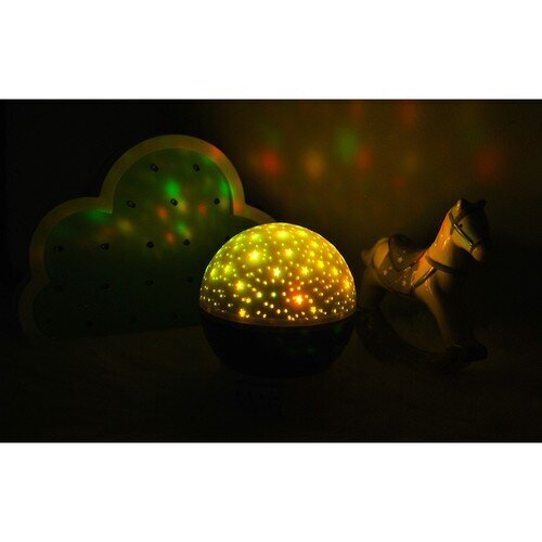 Isoxis nakts lampa ar projektoru, rozā цена и информация | Lampas bērnu istabai | 220.lv