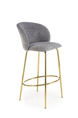 Комплект из 2 стульев H116, серый/золотой цена и информация | Стулья для кухни и столовой | 220.lv