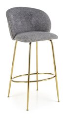 Комплект из 2 стульев H116, серый/золотой цена и информация | Стулья для кухни и столовой | 220.lv