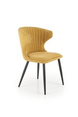 Krēsls Halmar K496, dzeltens cena un informācija | Virtuves un ēdamistabas krēsli | 220.lv