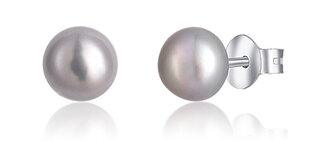 Sudraba pērļu auskari JVD SVLE0545XD2P60 sJV0476-9 cena un informācija | Auskari | 220.lv
