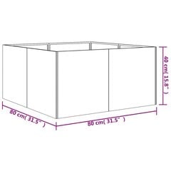 vidaXL dārza puķu kaste 40 cm cena un informācija | Balkona kastes | 220.lv
