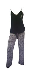 Женская пижама с длинными штанами CXL, чёрная цена и информация | Женские пижамы, ночнушки | 220.lv