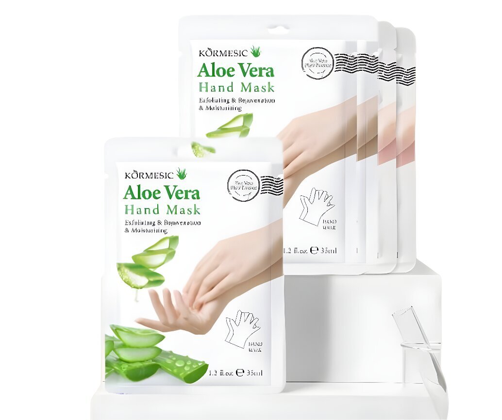 Маска для Рук с Aloe Vera, 35 мл (5 пар) цена | 220.lv