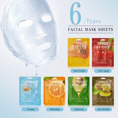 Отбеливающая и осветляющая маска с витамином С, 25 мл (5 шт.) цена и информация | Маски для лица, патчи для глаз | 220.lv