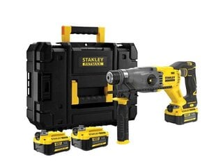 Ударная дрель STANLEY SDS+ 18V V20 2x4Ah, коробка цена и информация | Перфораторы | 220.lv