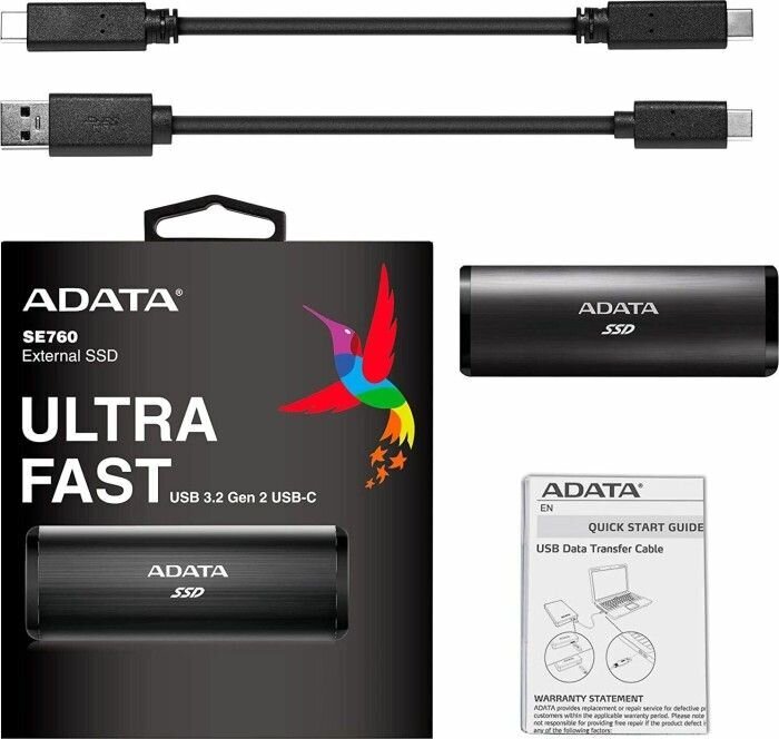 Adata ASE760-2TU32G2-CBK cena un informācija | Ārējie cietie diski | 220.lv