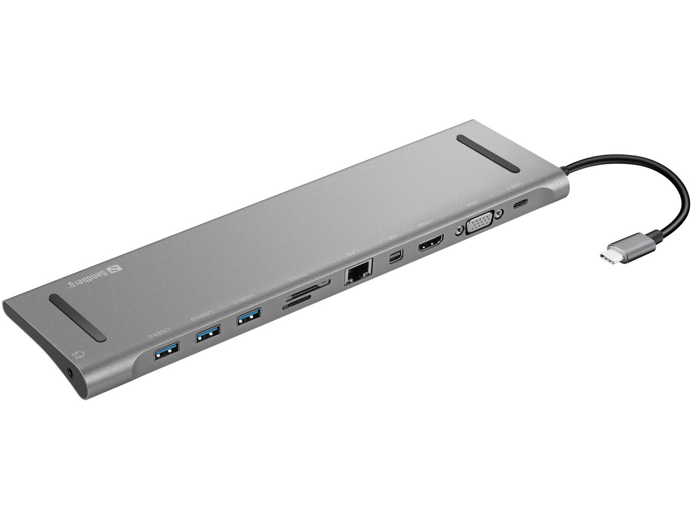 Sandberg USB-C All-in-1 Dokstacija 136-23 цена и информация | Adapteri un USB centrmezgli | 220.lv