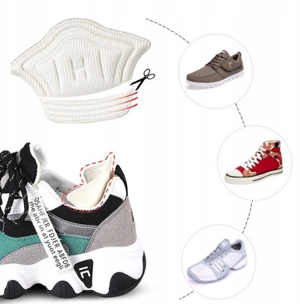 Papēžu aizsardzība apaviem, 4 gab. цена и информация | Līdzekļi apģērbu un apavu kopšanai | 220.lv