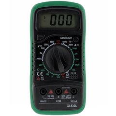Multimetrs Xl830L + 2 Zondes, Zaļs cena un informācija | Rokas instrumenti | 220.lv
