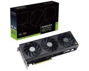 Asus ProArt GeForce RTX 4070 OC Edition (PROART-RTX4070-O12G) цена и информация | Видеокарты (GPU) | 220.lv