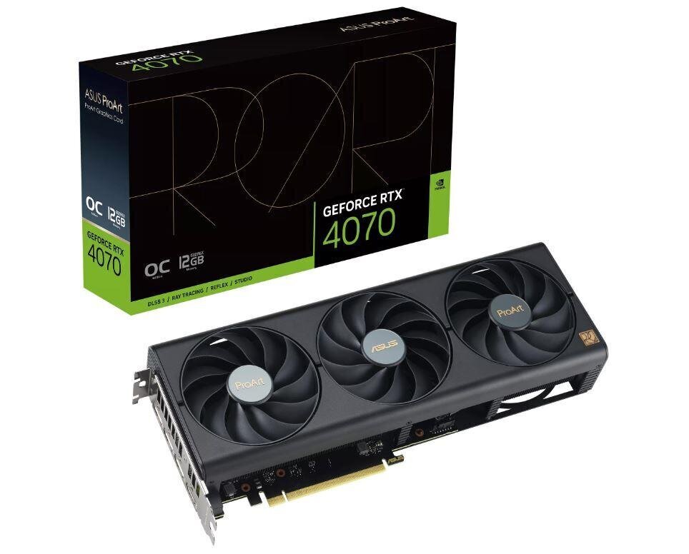 Asus ProArt GeForce RTX 4070 OC Edition cena un informācija | Videokartes (GPU) | 220.lv