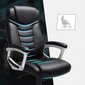 Biroja krēsls Songmics OBG21B, melns cena un informācija | Biroja krēsli | 220.lv