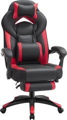 Spēļu krēsls SONGMICS OBG77BR melns un sarkans cena un informācija | Biroja krēsli | 220.lv