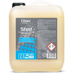 Šķidrums mēbeļu un nerūsējošā tērauda ierīču mazgāšanai CLINEX Gastro Steel 5L 10113711 цена и информация | Очистители | 220.lv