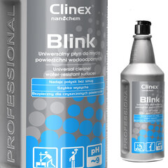 Universāls šķidrums virsmu mazgāšanai bez svītrām, spīdums, citrona aromāts CLINEX Blink 1L 10113601 цена и информация | Очистители | 220.lv