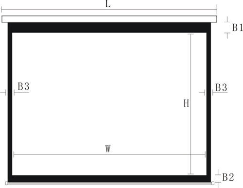 Leinwand Electric 90" 16:9 cena un informācija | Ekrāni projektoriem | 220.lv