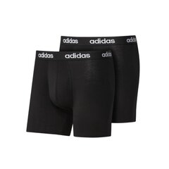 Adidas biksītes vīriešiem Linear Brief Boxer 2 Pack M GU8888 2016103282685, melnas, 2 gab. cena un informācija | Vīriešu apakšbikses | 220.lv