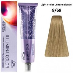 Перманентная краска Illumina Color Wella Nº 8/69 цена и информация | Краска для волос | 220.lv
