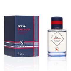 Tualetes ūdens Bravo Monsieur El Ganso EDT vīriesiem, 75 ml cena un informācija | Vīriešu smaržas | 220.lv