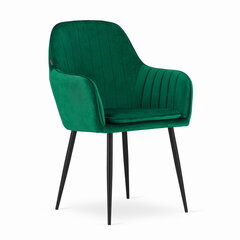 Krēsls Lugo, zaļš cena un informācija | Virtuves un ēdamistabas krēsli | 220.lv