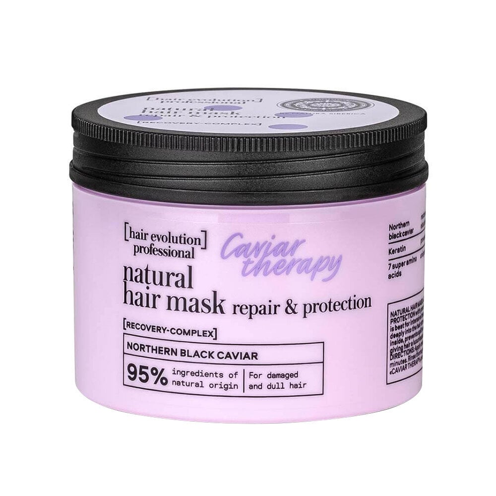 Matu maska Natura Siberica Hair Evolution Caviar therapy, 150 ml cena un informācija | Matu uzlabošanai | 220.lv