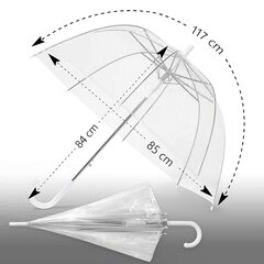 Прозрачный зонтик цена и информация | Женские зонты | 220.lv