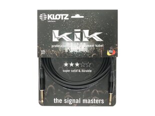Klotz, 2 x Jack Mono 6,3 мм, 6 м цена и информация | Кабели и провода | 220.lv
