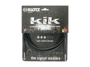 Klotz, 2 x Jack Mono 6,3 мм, 3 м цена и информация | Кабели и провода | 220.lv