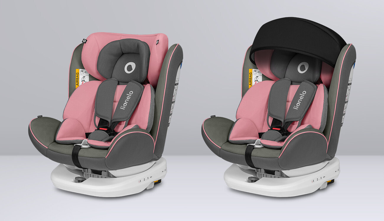 Autokrēsliņš Lionelo Bastiaan I-size, 0-36 kg, Pink Baby cena un informācija | Autokrēsliņi | 220.lv