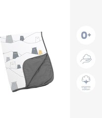 Одеяло Doomoo Dream Bear Grey, серое, 75 x 100 см цена и информация | Пеленальные доски и пеленки | 220.lv