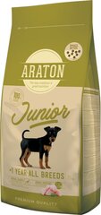 Araton Dog Junior visu šķirņu jauniem suņiem, ar mājputnu gaļu, 15 kg цена и информация | Сухой корм для собак | 220.lv