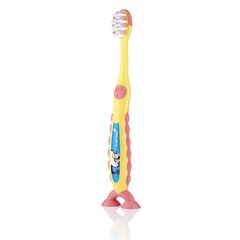 Zobu birste Brush Baby, 3 - 6 gadiem, dzeltena цена и информация | Зубные щетки, пасты | 220.lv